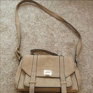 Tan Suede Crossbody JustFab Handbag
